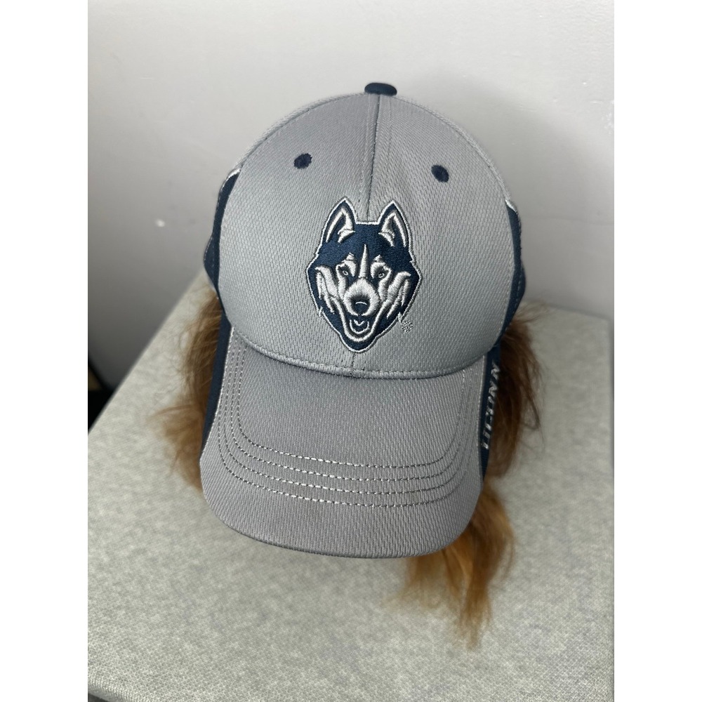 UCONN Huskies Baseball Hat Cap Adjustable Grey Unisex